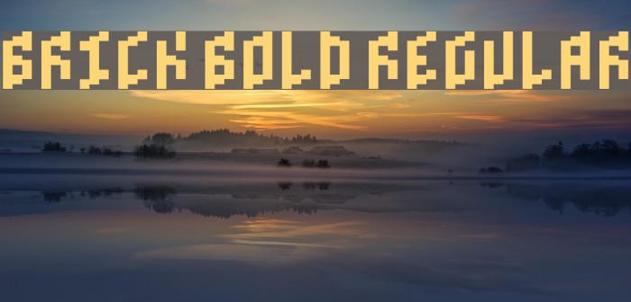Brick Bold Regular Font examples