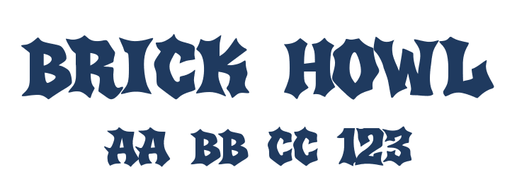 Brick Howl Font Preview
