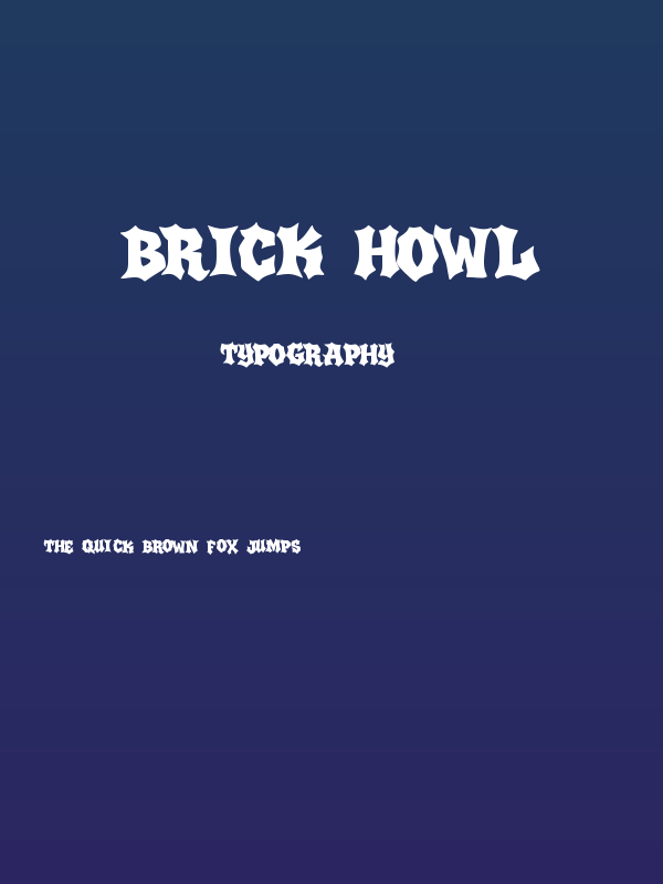 Brick Howl Poster