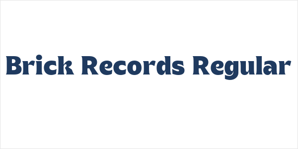 Brick Records Regular Logo