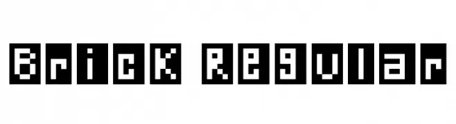 Brick Regular  font caratteri gratis