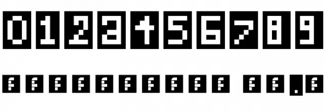 Brick Regular Font OTHER CHARS