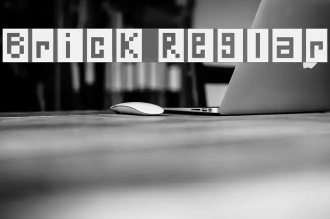 Brick Regular Font examples