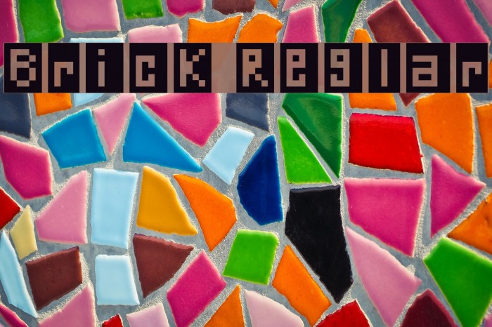 Brick Regular Font examples