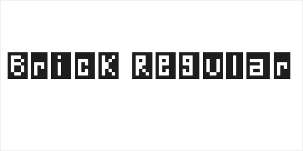Brick Regular Logo