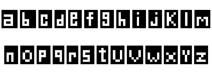 Brick Regular Font LOWERCASE