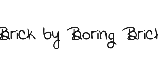 Brick by Boring Brick Logo