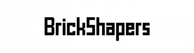 BrickShapers  免费字体下载