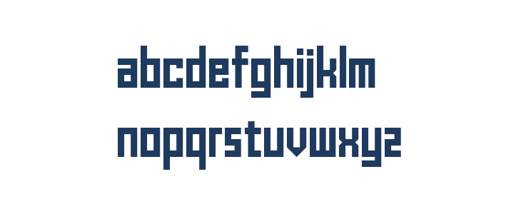 BrickShapers Lowercase