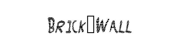 Brick_Wall  font caratteri gratis
