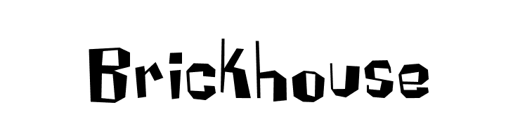Brickhouse Font