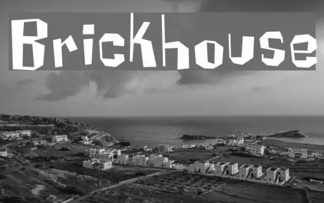 Brickhouse Font examples