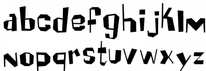 Brickhouse Caratteri MINUSCOLO