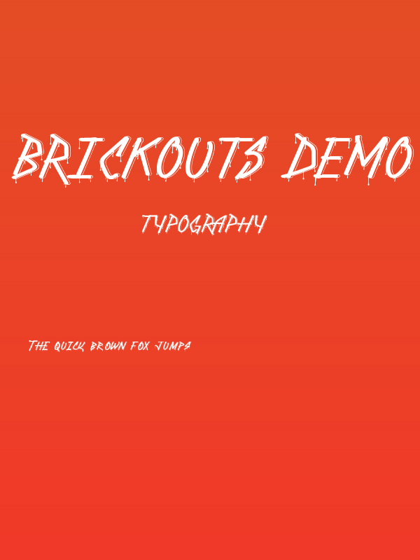 Brickouts Demo Poster