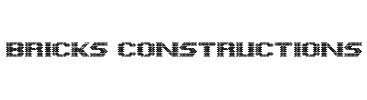 Bricks Constructions Caratteri