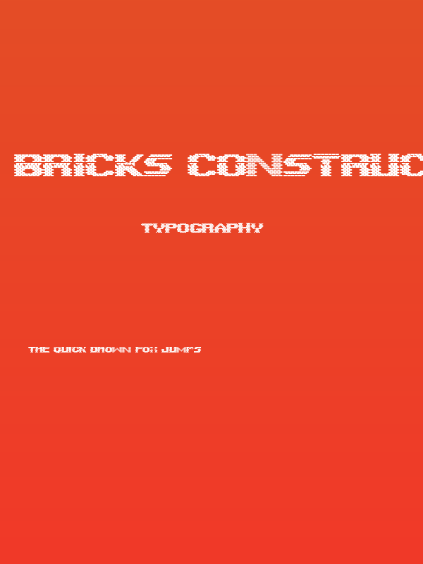Bricks Constructions Poster