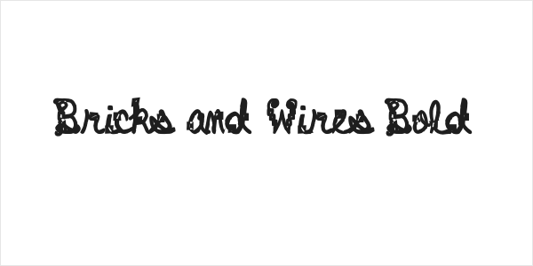 Bricks and Wires Bold Logo