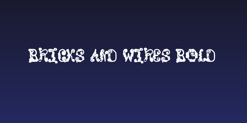 Bricks and Wires Bold Social Header