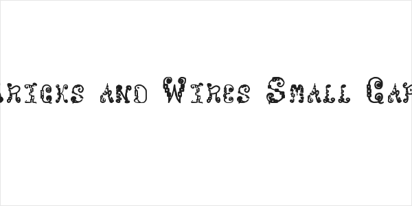 Bricks and Wires Small Caps Logo