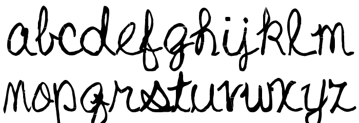 Bricks and Wires Tidy Font LOWERCASE