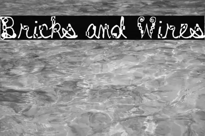 Bricks and Wires خط examples
