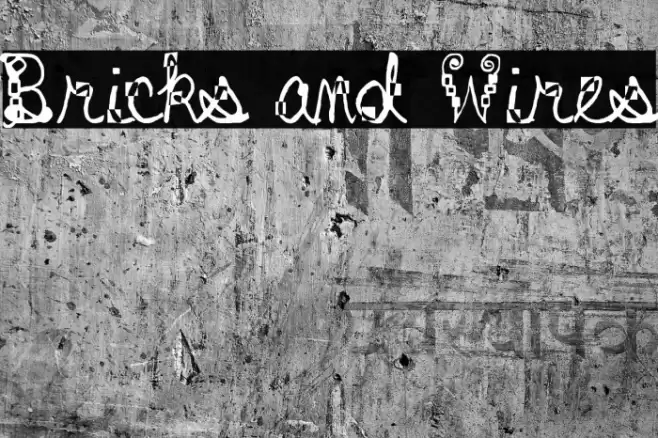 Bricks and Wires خط examples