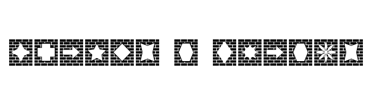 Bricks n Things Caratteri