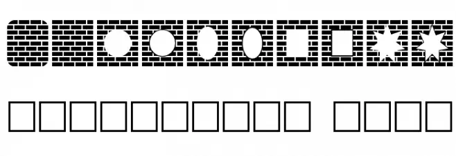 Bricks n Things Caratteri ALTRI CARATTERI