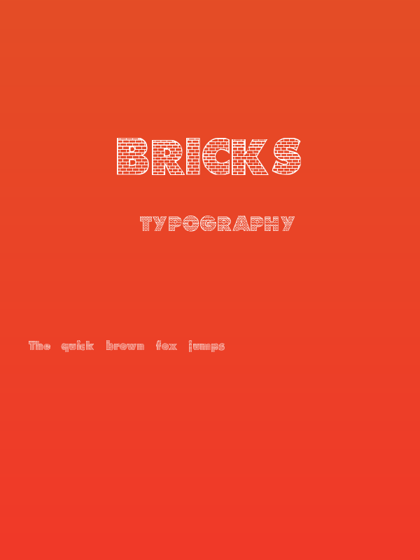 Bricks Poster