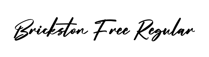 Brickston Free Regular  Скачать бесплатные шрифты