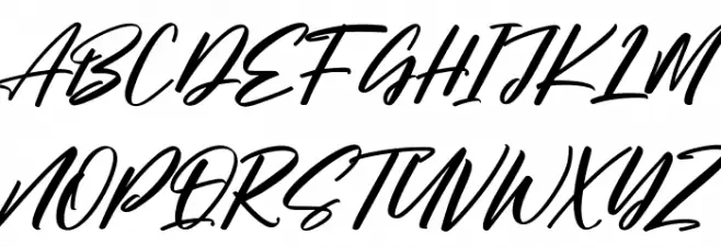 Brickston Free Regular Font OTHER CHARS