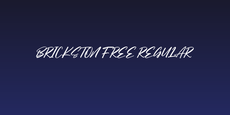 Brickston Free Regular Social Header