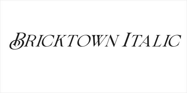Bricktown Italic Logo
