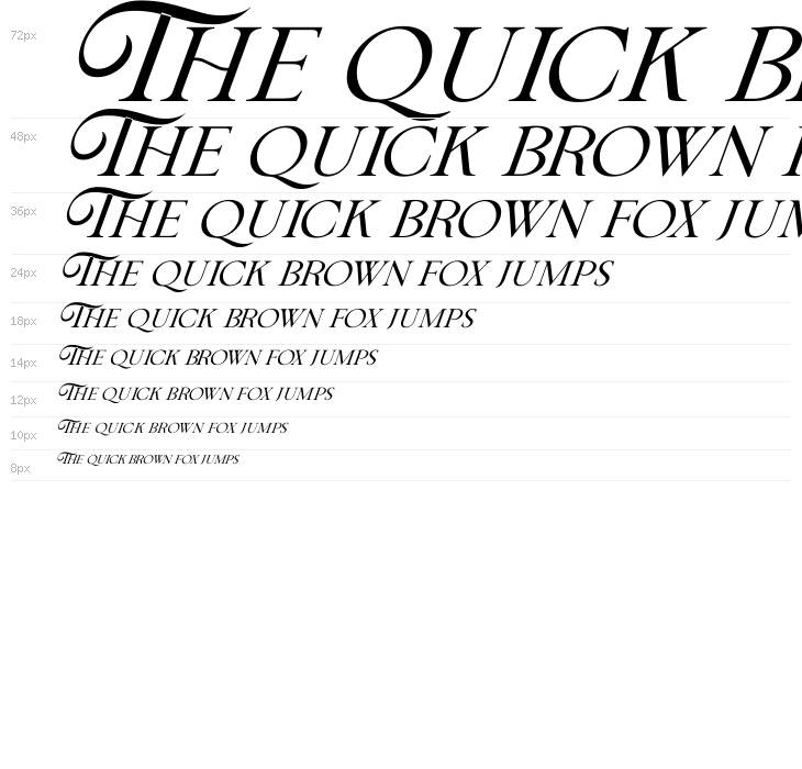 Bricktown Italic Waterfall