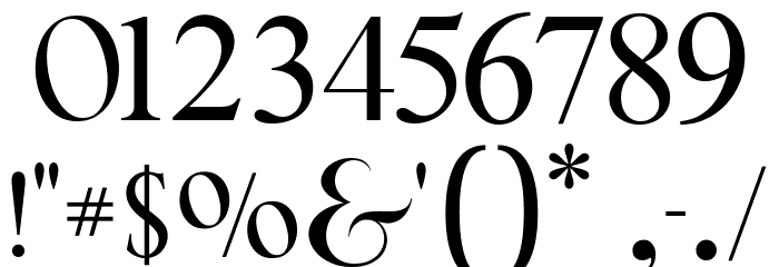Bricktown Font OTHER CHARS