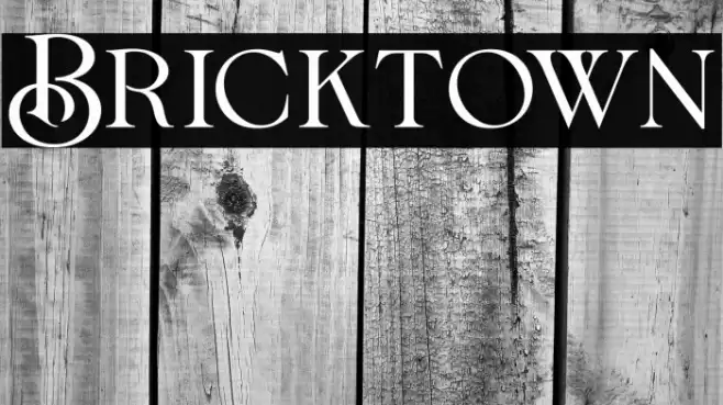 Bricktown Font examples