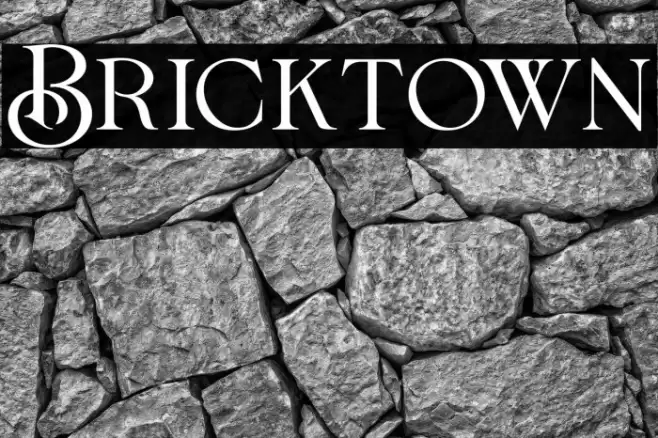 Bricktown Font examples