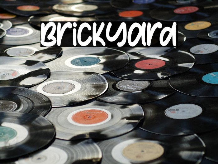 Brickyard Font examples