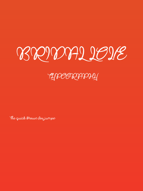 Bridal Love Poster