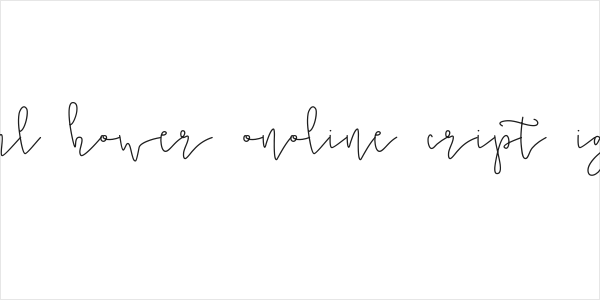 Bridal Shower Monoline Script Light Logo