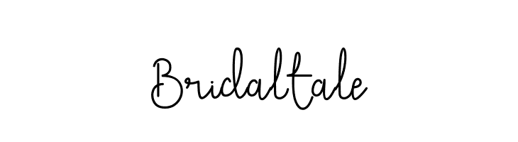 Bridal Tale  Frei Schriftart Herunterladen