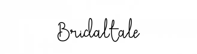 Bridal Tale  Frei Schriftart Herunterladen
