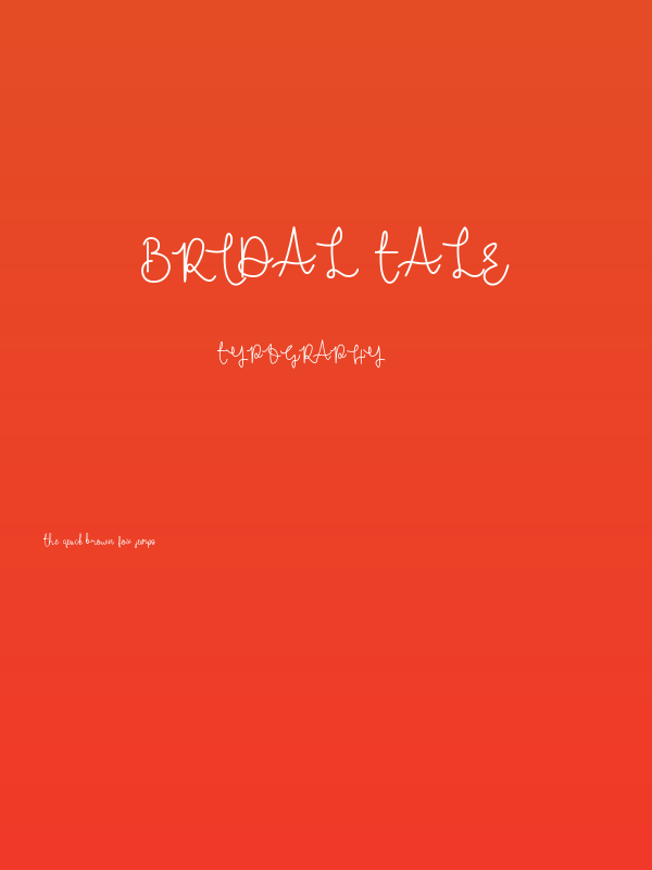 Bridal Tale Poster