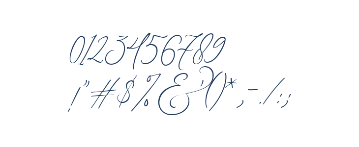 BridalRoutine-Regular Other Characters