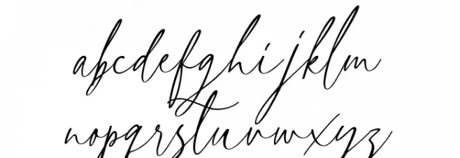 BridalRoutine-Regular 字体 小写