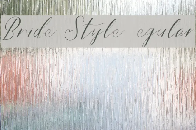 Bride Style DEMO Regular Example 2
