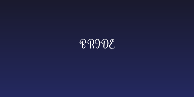 Bride Social Header