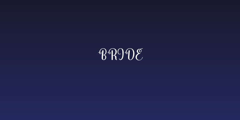 Bride Social Header