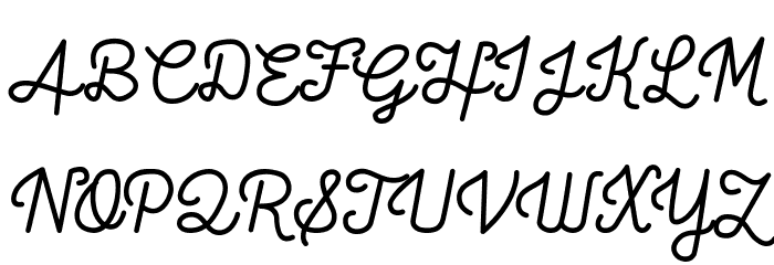 Bridette Demo Шрифта ВЕРХНИЙ
