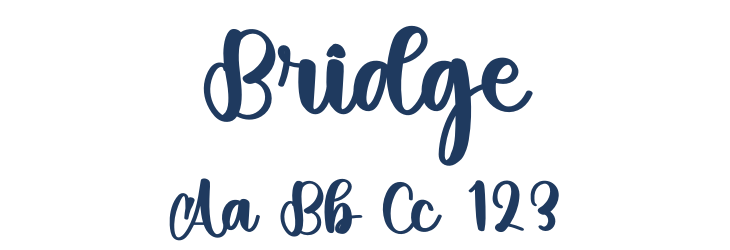 Bridge Font Preview
